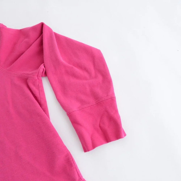 Vintage Image 80's Pink Half Zip Pullover Barbiecore Sweater M - Picture 5 of 9